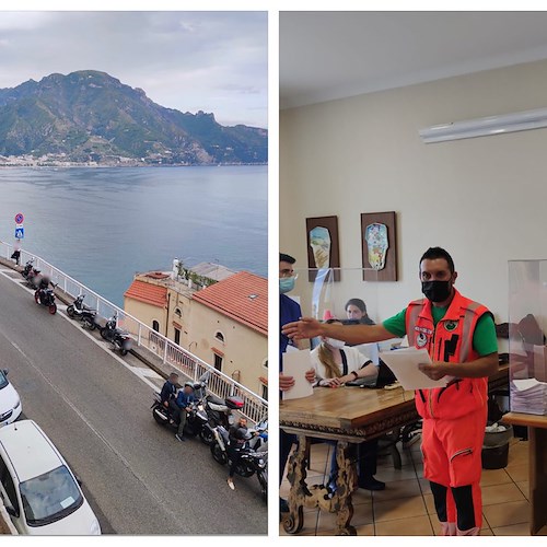Vaccini Costa d'Amalfi, assalto a Castiglione: 600 somministrazioni in 10 ore [FOTO]
