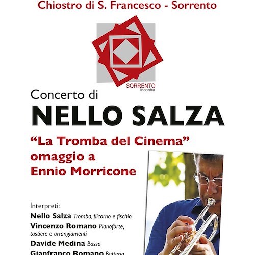 Venerdì a "Sorrento Incontra" un omaggio al maestro Ennio Morricone a due anni dalla morte