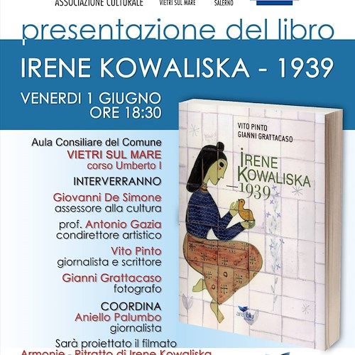 Vietri: 1° giugno Vito Pinto protagonista alla Congrega Letteraria con “Irene Kowaliska – 1939”