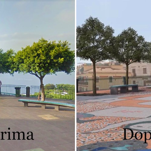 Vietri sul Mare, al via restyling della panoramica Piazza Amendola: non sarà più accessibile ai veicoli