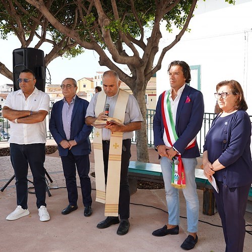 Vietri Sul Mare, inaugurata questa mattina Piazza Amendola. Il sindaco De Simone: «Grande l'attesa, immensa la soddisfazione» /foto