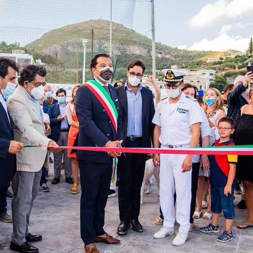 Vietri sul Mare, inaugurato il nuovo attracco a Marina. Gambardella: «Prossimo obbiettivo sarà Atrani»