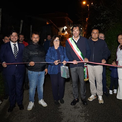 Vietri sul Mare, inaugurato il primo tratto di illuminazione della SP 75<br />&copy; Giovanni De Simone