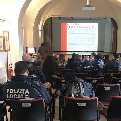 Vigili Urbani a Cetara per un corso di formazione su Diritto dell’Ambiente