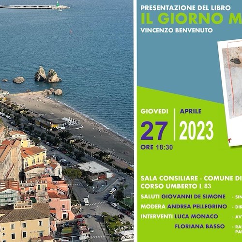 Vincenzo Benvenuto presenta “Il giorno muto” giovedì a Vietri Sul Mare