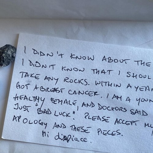 Visita Pompei e scopre un cancro, turista restituisce pietre rubate agli scavi: «Non sapevo della maledizione»<br />&copy; Gabriel Zuchtriegel