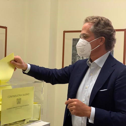 Vito Cinque nel Consiglio Generale di Confindustria Salerno. Unico rappresentante della Costa d'Amalfi