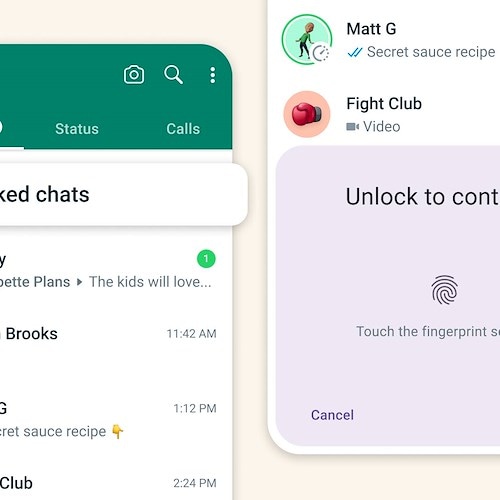 WhatsApp mette il lucchetto ai messaggi privati con la funzionalità "Chat Lock"