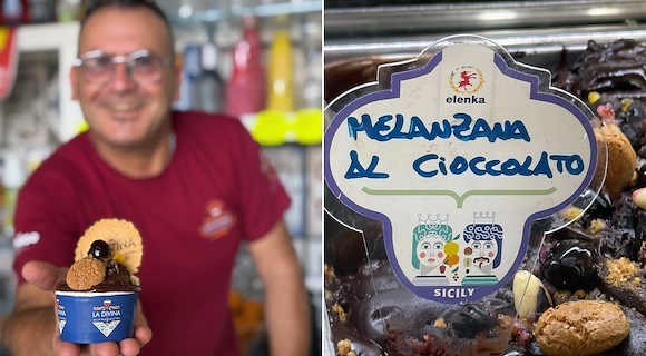 Gelato alla melanzana al cioccolato, a Maiori Pietro Vitale rinnova la proposta per la festa dell’Assunta