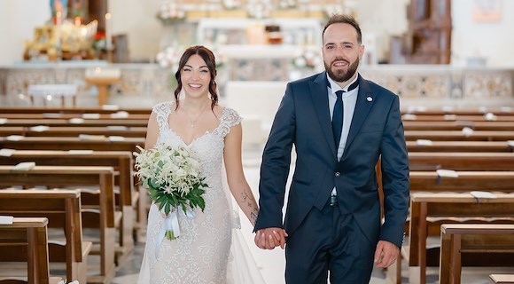 Maiori, Sophie Liguori e Fabio Di Lieto coronano il loro sogno d'amore